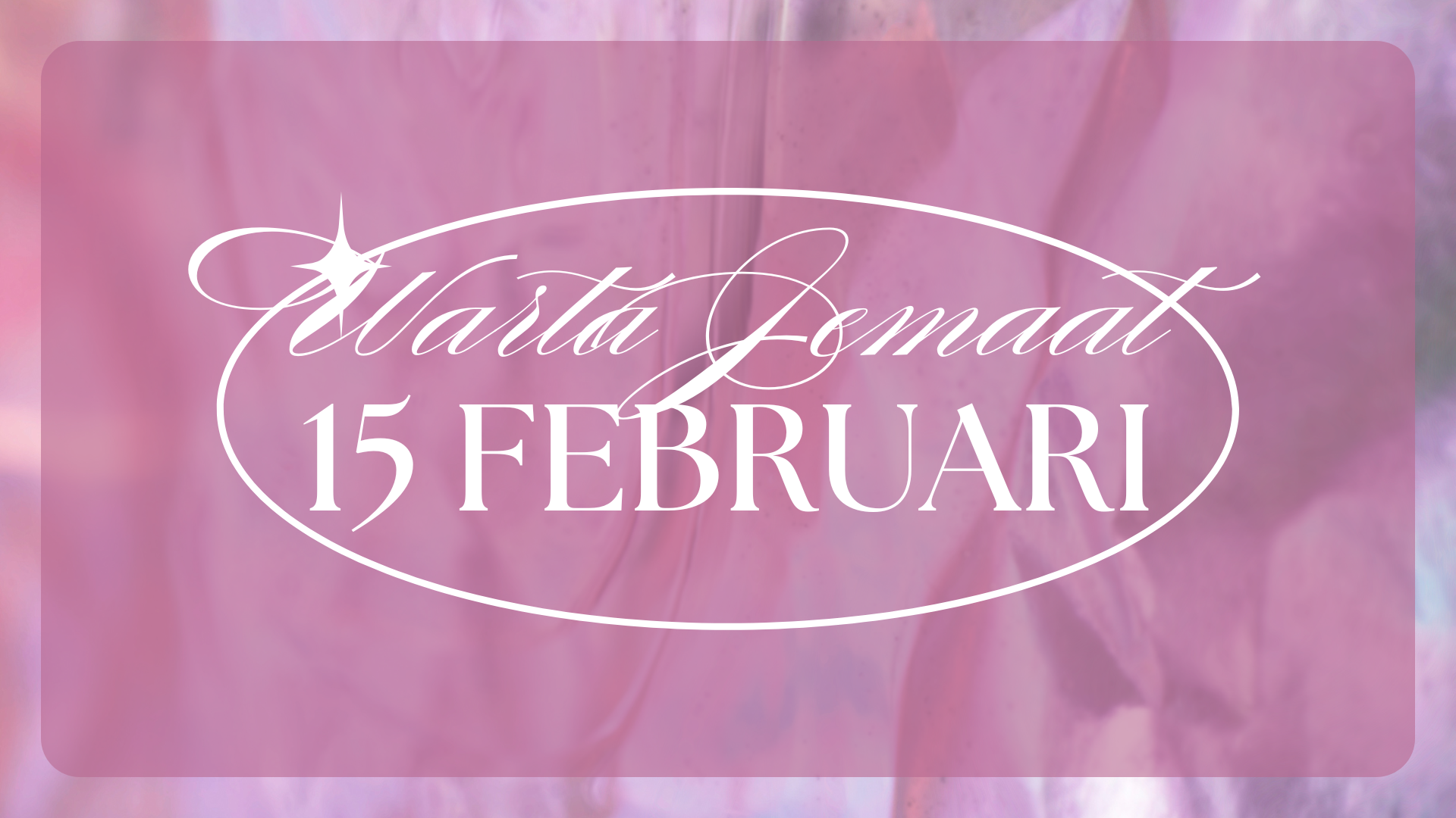 Warta Jemaat 15 Februari 2026